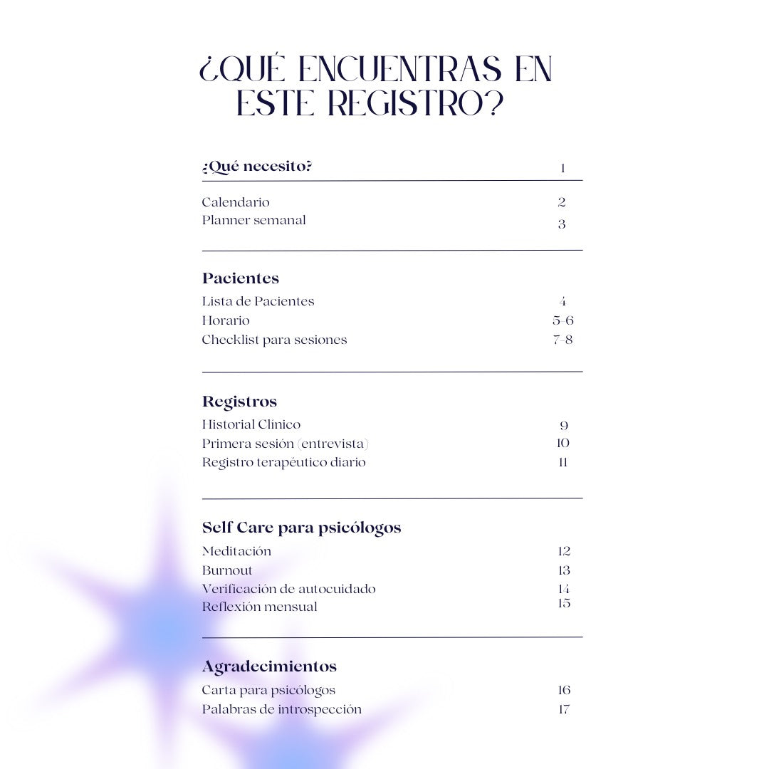Registro Terapéutico