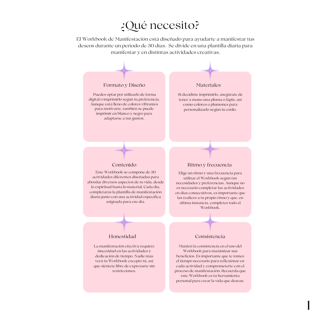 Workbook - 30 Días de Manifestación