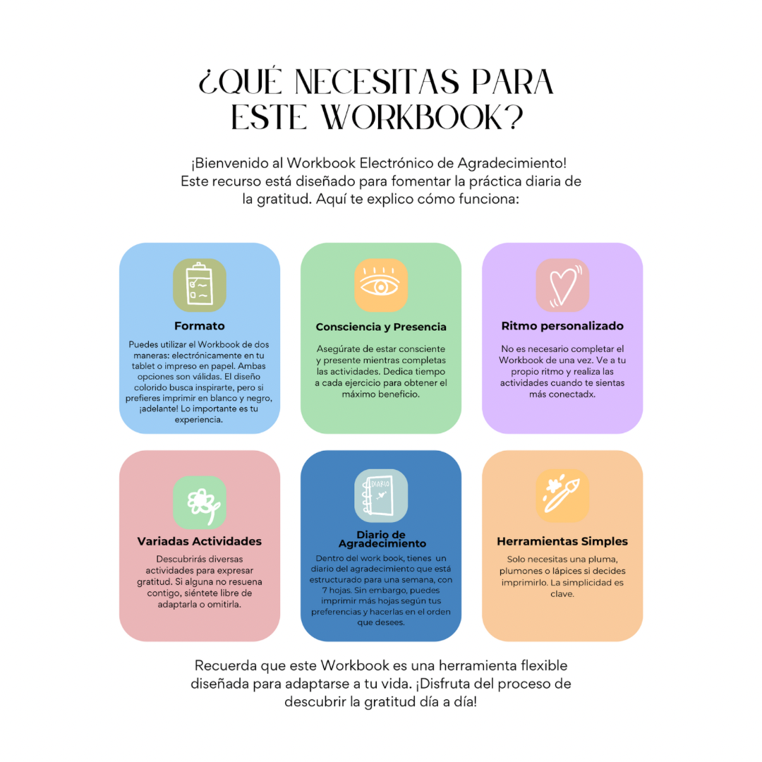 Workbook Agradecimiento