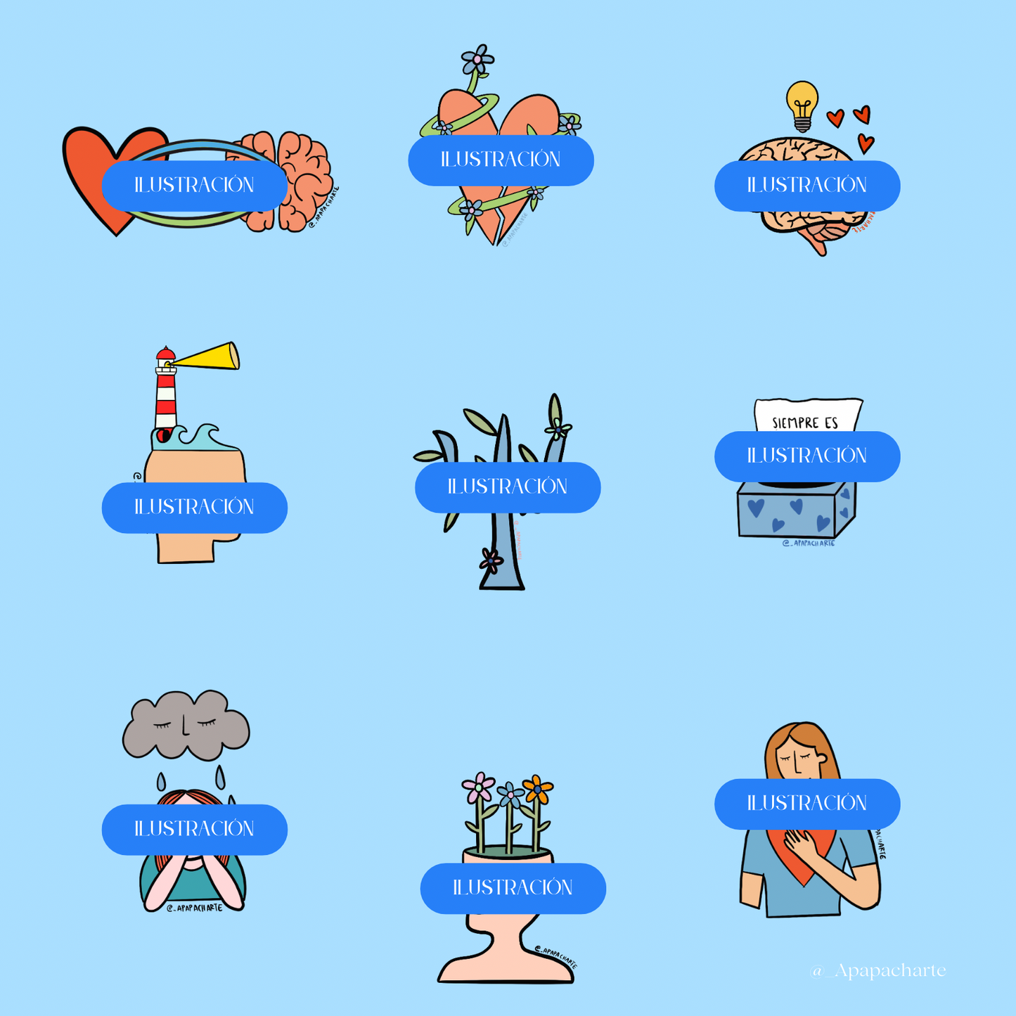 Ilustraciones Para Psicólogos